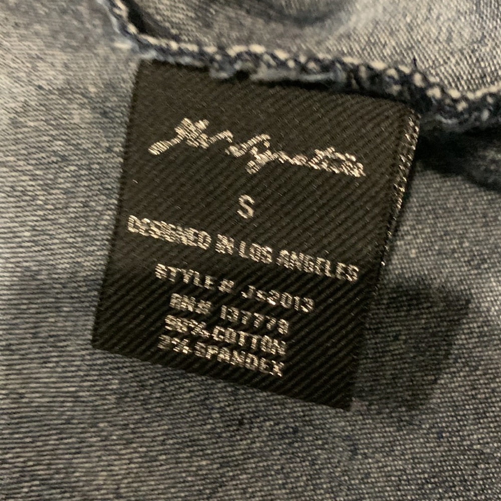 Jw Signature Cropped denim Jacket Small - Picture 5 of 7